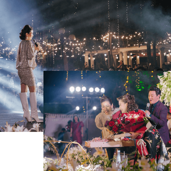 DỊCH VỤ BOOKING KOL KOC, MC, CELEB, DANCER, BAN NHẠC, NHÓM MÚA 8 Ca sĩ và Band nhạc không chỉ làm tăng sức hấp dẫn của chương trình mà còn để lại ấn tượng mạnh mẽ trong lòng khán giả, tạo sự gắn kết cảm xúc với thương hiệu.