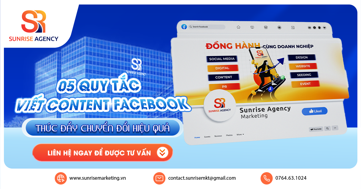 05 quy tắc viết Content Facebook thúc đẩy chuyển đổi hiệu quả