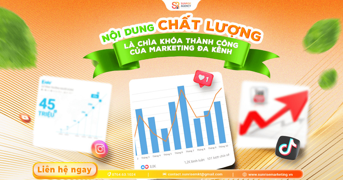 Dịch vụ Marketing thuê ngoài trọn gói, tiết kiệm 2/3 chi phí vận hành 4 Sunrise Agency chuyên xây dựng và quản lý các chiến dịch Marketing đa kênh toàn diện