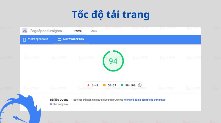 Cấu hình tốc độ tải trang dưới 03 giây, tối ưu hóa trải nghiệm người dùng